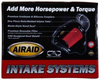 Airaid 11-14 Ford F-150 3.5/3.7L/5.0L /10-14 Raptor CAD Intake System w/ Tube (Dry / Red Media)