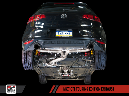 AWE Tuning Touring Catback Exhaust - Diamond Black Tips | 3015-33050