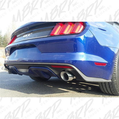 MBRP 2015-2017 Ford Mustang GT 5.0 2-1/2in Axle Back Kit 304 - 4in OD Tips Included.