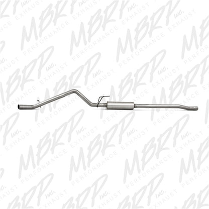 MBRP 03-13 Ram Hemi 2500/3500 5.7L Alum 3in Cat Back Single Side Exit.