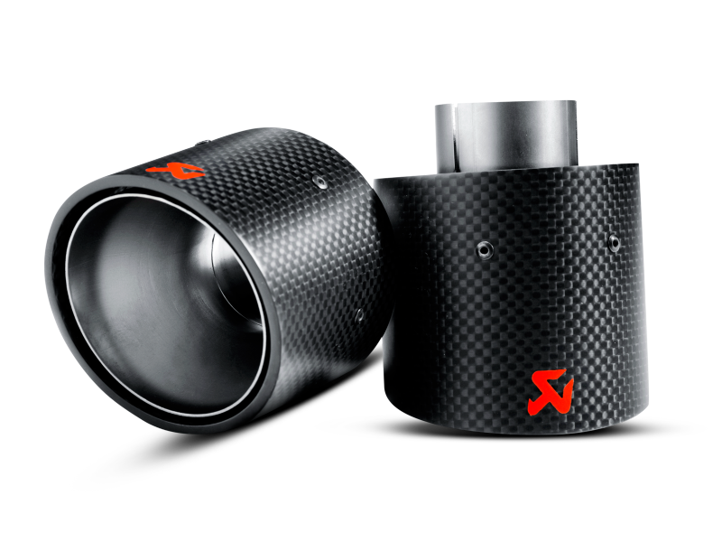 Akrapovic 07-14 MINI Cooper S (R56) / Cooper S Cabrio (R57) Tail Pipe Set (Carbon).