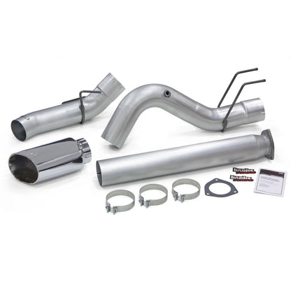 Banks Power 2017 Ford 6.7L 5in Monster Exhaust System - Single Exhaust w/ Chrome Tip.