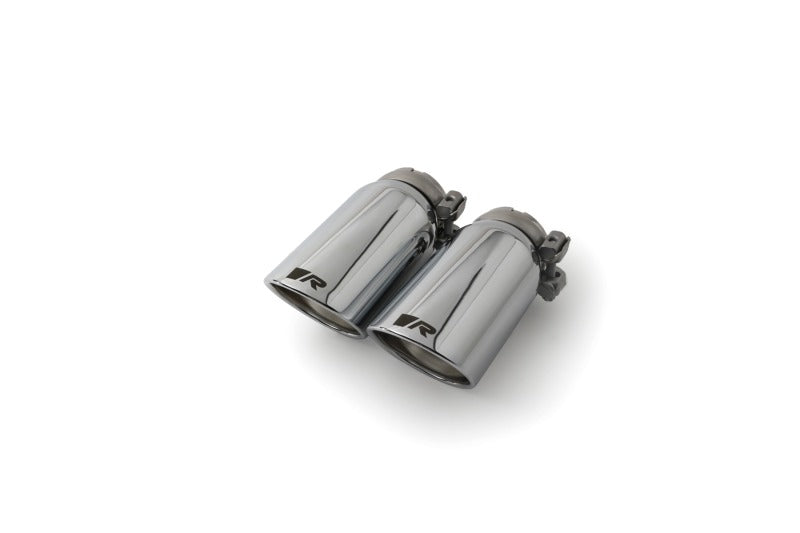 Remus Stainless Steel 84mm Angled Rolled Edge Chrome Tail Pipe Set (Pair).