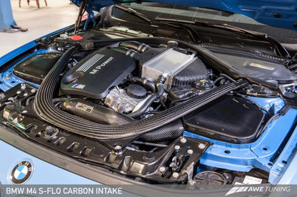 AWE Tuning BMW F8x M3/M4 S-FLO Carbon Intake.