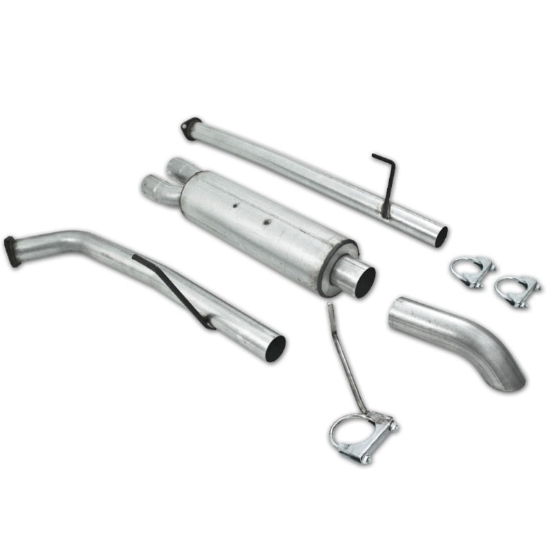 MBRP 07-08 Toyota Tundra Cat Back Turn Down Single Side Aluminized Exhaust.