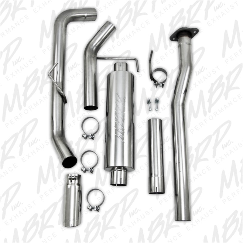 MBRP 11-12 Ford F150 V6 Ecoboost 3in T409 Cat Back Single Side Exit.