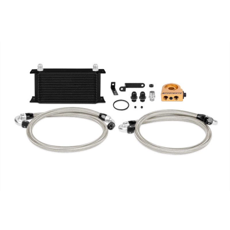Mishimoto 08-14 WRX/STi Thermostatic Oil Cooler Kit - Black.
