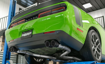 MBRP 15-Up Challenger 5.7 / 17-Up 6.2L/6.4L 3in Race Series Cat-Back w/ Quad Tips T304 Exhaust.