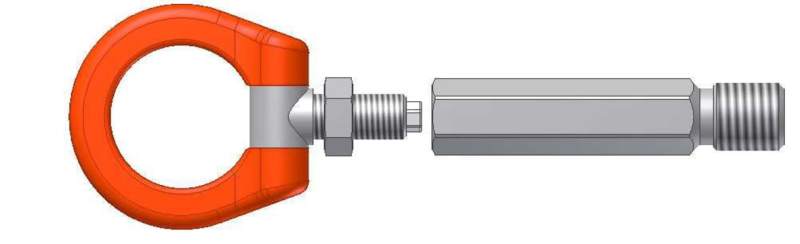 Cusco Tow Hook Swivel Joint Front Mitsubishi Lancer Evo X (not compatible with USDM Vechicles).