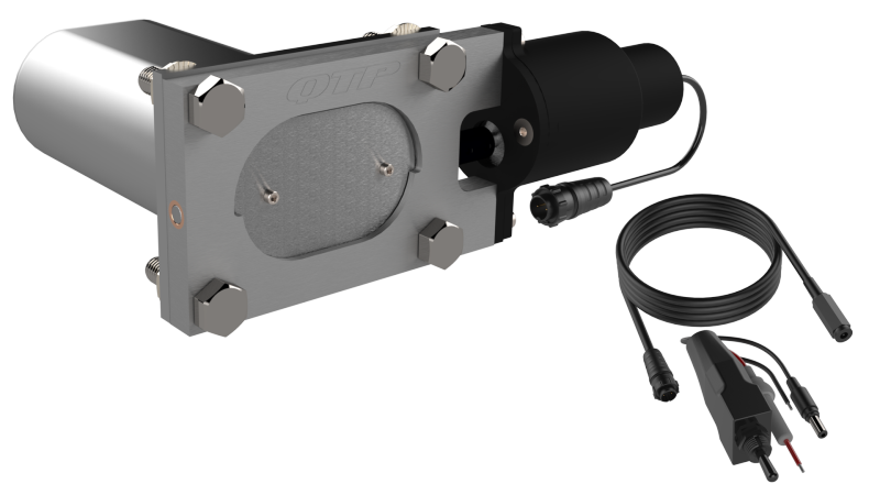 QTP Bolt-On QTEC Low Profile Oval Electric Cutout Valve.
