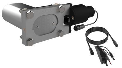QTP Bolt-On QTEC Low Profile Oval Electric Cutout Valve.