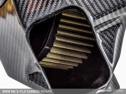 AWE Tuning BMW F8x M3/M4 S-FLO Carbon Intake.