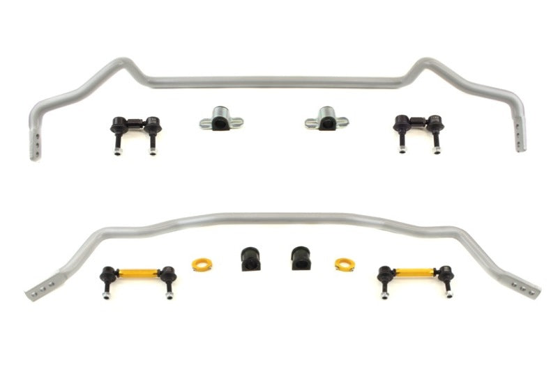 Whiteline 10-15 Mitsubishi Lancer EVO (MR/GSR) / 2015 EVO Final Edition Front & Rear Sway Bar Kit.