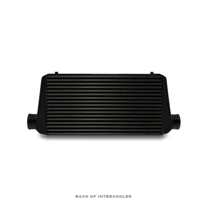 Mishimoto Universal Black R Line Intercooler Overall Size: 31x12x4 Core Size: 24x12x4 Inlet / Outlet.