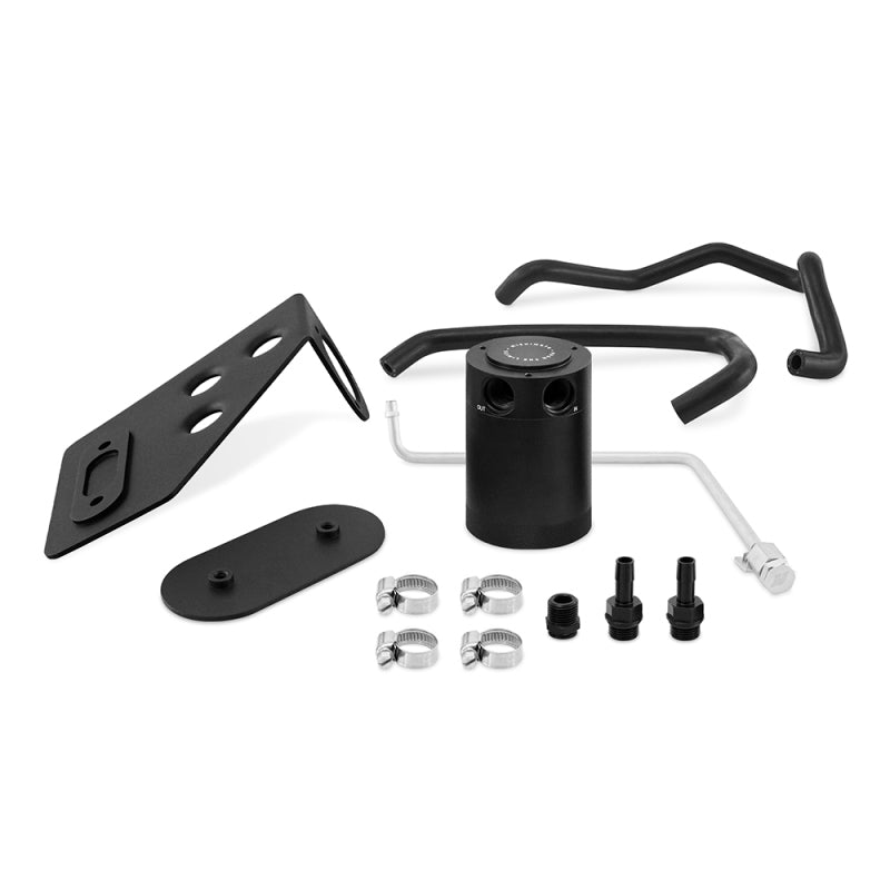 Mishimoto 2020+ Toyota Supra Baffled Oil Catch Can Kit - Black.