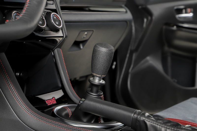 GrimmSpeed Shift Knob Stainless Steel - Subaru 5 Speed and 6 Speed Manual Transmission - Black.