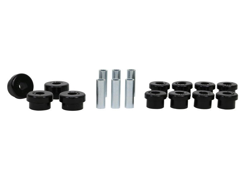 Whiteline Plus 88-00 Honda Civic / 88-9/95 CRX Rear Control Arm - Lower Inner & Outer Bushing Kit.