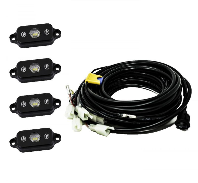 Baja Designs Universal White Rock Light Kit.