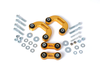 Whiteline 93-00 & 03-07 Subaru Impreza Non-Turbo Front&Rear Sway bar link conv kit - extra h/d alloy.