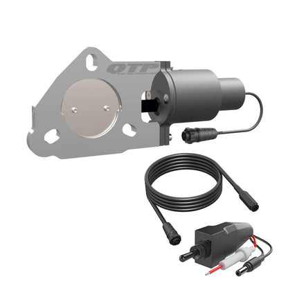 QTP 2.5in Bolt-On QTEC Electric Cutout Valve - Single.
