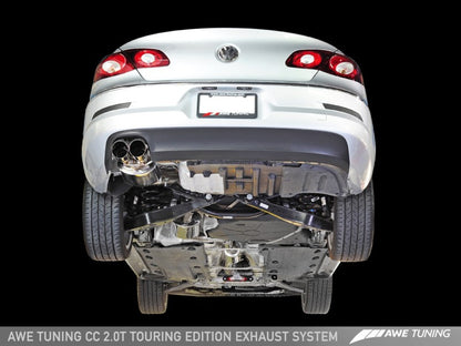 AWE Tuning Touring Catback Exhaust - Diamond Black Tips | 3015-23014