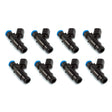 Injector Dynamics ID1050X Injectors 14mm (Black) Adaptor Bottom (Set of 8).