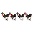 Injector Dynamics 1700cc Injectors - 48mm Length - Mach Top to 11mm - S2000 Low Config (Set of 4).
