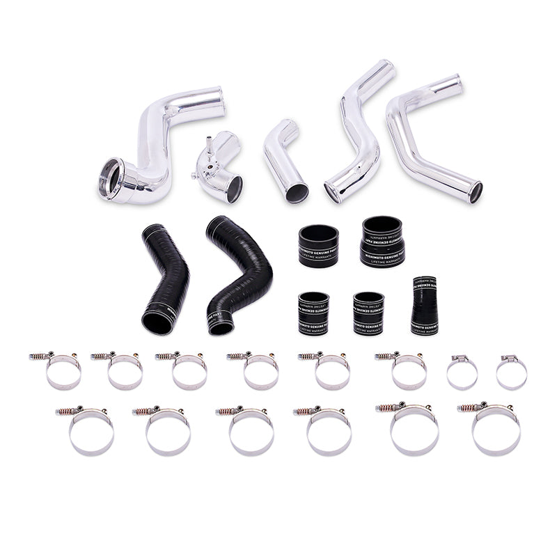 Mishimoto 2011-2014 Ford F-150 EcoBoost Silver Intercooler w/ Polished Pipes.