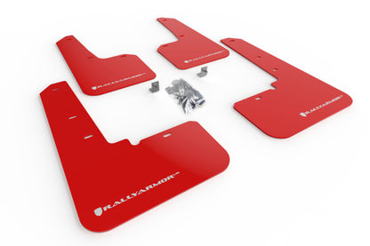Rally Armor 20+ Subaru Outback UR Red Mud Flap w/ White Logo.