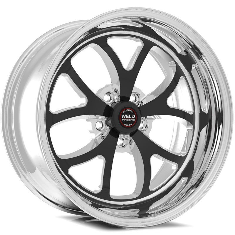 Weld S76 17x10 / 5x5 BP / 7.2in. BS Black Wheel (High Pad) - Single Beadlock.