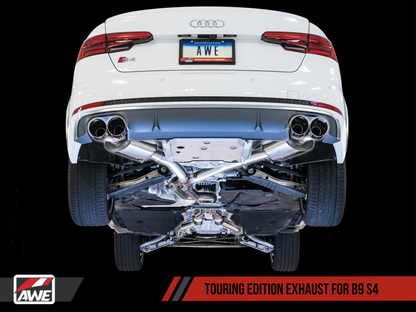 AWE Tuning Touring Catback Exhaust - Diamond Black 102MM Tips | 3010-43050