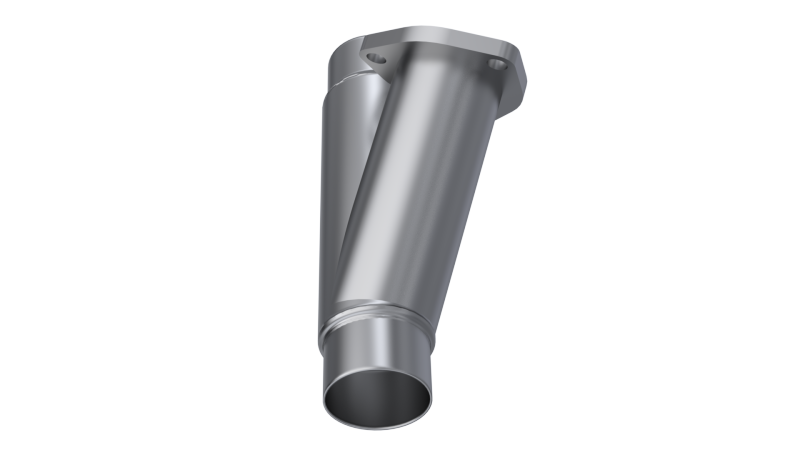 QTP 2.25in Weld-On QTEC Exhaust Cutout Y-Pipe.