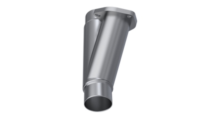 QTP 2.25in Weld-On QTEC Exhaust Cutout Y-Pipe.