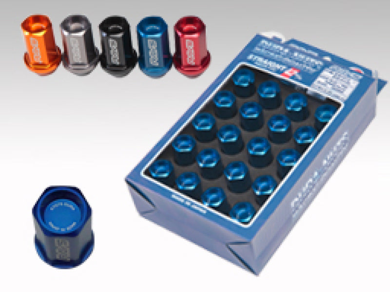 Rays Dura-Nut L42 Straight Type 14x1.50 Lug Nut Set 16 Lug 4 Lock Set - Black.