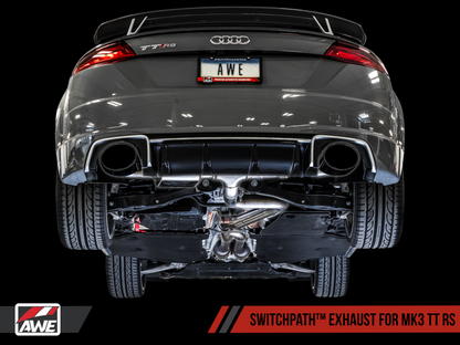 AWE Tuning SwitchPath Catback Exhaust - Diamond Black Tips | 3025-33032