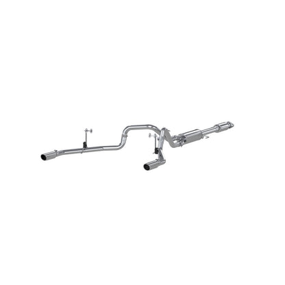 MBRP 2015 Ford F-150 5.0L 3in Cat Back Dual Split Rear Exit T409 Exhaust System.