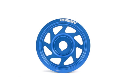 Perrin 93-11 Subaru Impreza / 02-14 WRX / 04-21 STI EJ Crank Pulley - Blue.