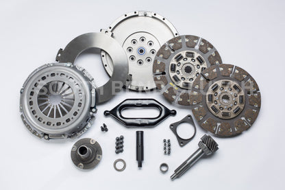 South Bend Clutch 94-03 Dodge 5.9L NV4500 Organic Street Dual Disc Clutch Kit w/ Input Shaft.