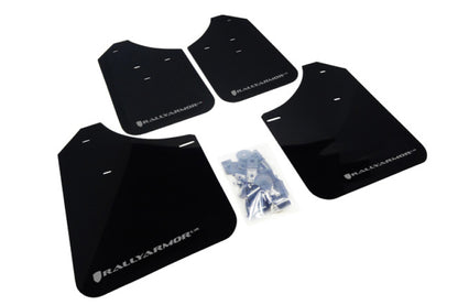 Rally Armor 02-07 Subaru WRX/STI/RS/2.5i (wagons req mod) UR Black Mud Flap w/ Silver Logo.