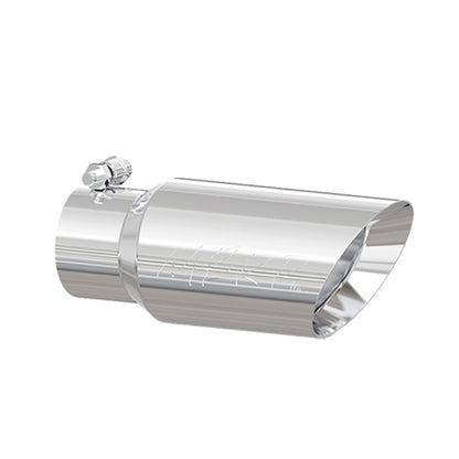 MBRP Universal Tip 4in OD 3in Inlet 10in Length Dual Wall Angled End T304.
