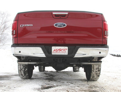 MBRP 2015 Ford F-150 5.0L 3in Cat Back Dual Split Side Exit T409 Exhaust System.