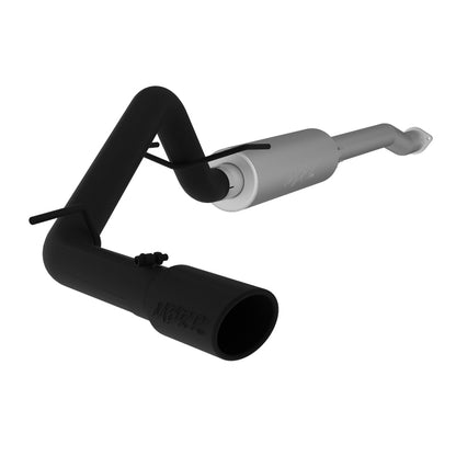 MBRP 2016 Toyota Tacoma 3.5L Cat Back Single Side Exit Black Exhaust System.