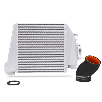 Mishimoto 08-14 Subaru WRX Top-Mount Intercooler Kit - Powder Coated Silver & Black Hoses.