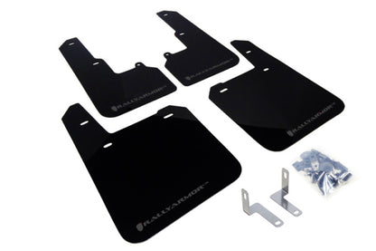 Rally Armor 2015 Subaru Outback UR Black Mud Flap w/ Grey Logo.