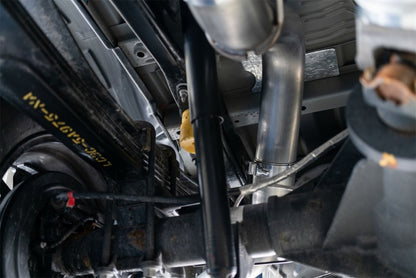 MBRP 2017+ Ford F-250/F-350 6.2L/7.3L Super/Crew Cab Single Side 4in T304 Catback Exhaust.