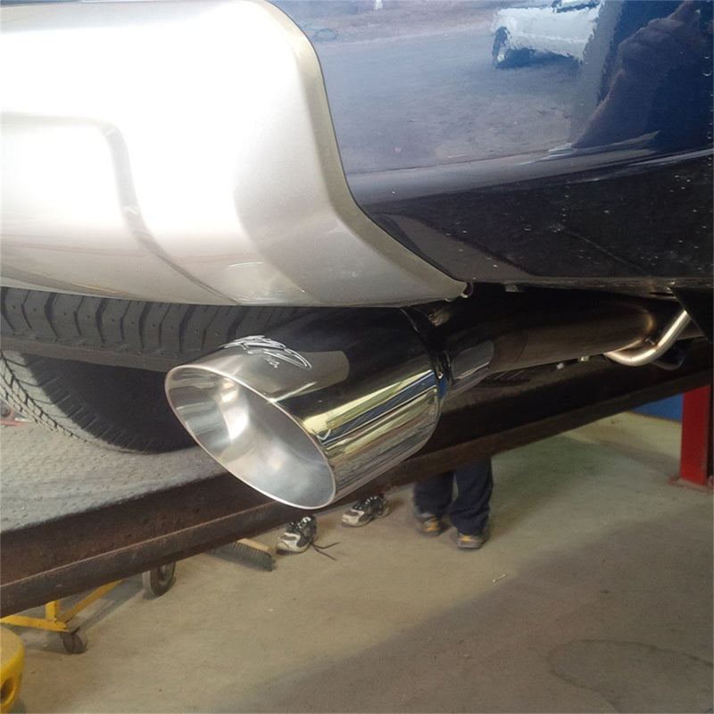 MBRP 10-18 Toyota 4 Runner AL 4in O.D Tip Single Rear Exit 2.5in Cat Back Exhaust.