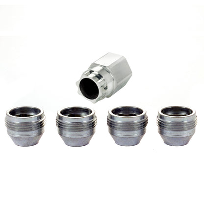 McGard Wheel Lock Nut Set - 4pk. (Under Hub Cap / Cone Seat) M14X1.5 / 22mm Hex / .893in. Length.