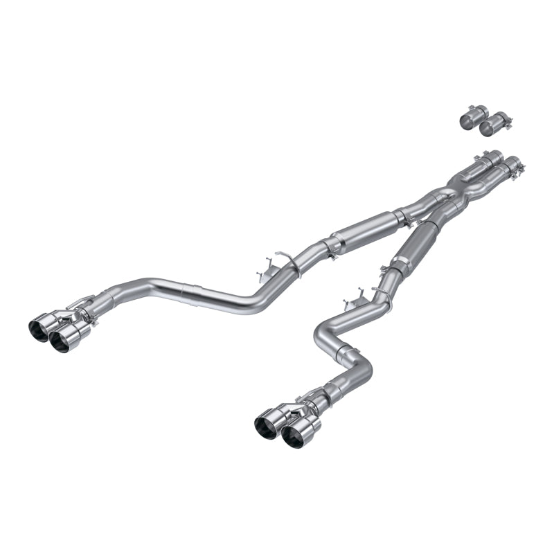 MBRP 17-Up Dodge Challenger 5.7L/6.2L/6.4L Aluminized Catback Exhaust.