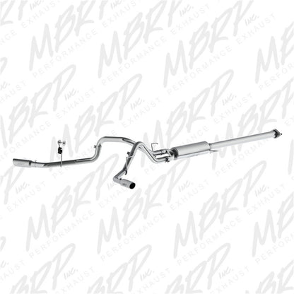 MBRP 2015 Ford F-150 2.7L / 3.5L EcoBoost 2.5in Cat Back Dual Side Split Alum Exhaust System.