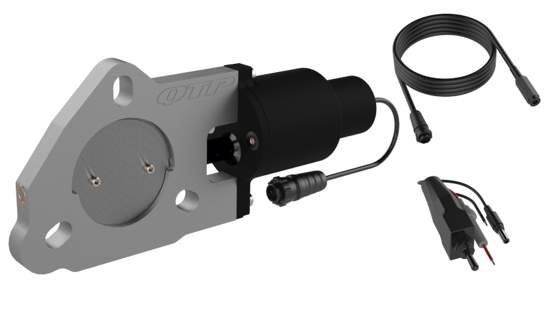 QTP 2.5in Bolt-On QTEC Electric Cutout Valve - Single.